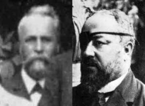 Theodor Von Scheve à gauche, et Richard Teichmann à droite